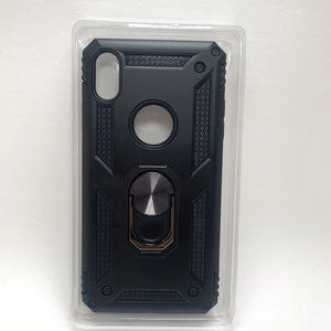 Leyi Black Hard Case with Kickstand for iPhone Xs Max